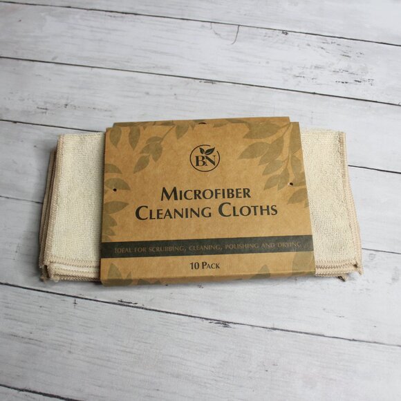 Microfiber Cleaning Cloths Partial Pack of 5 Beige Dish Wash Polish - Picture 2 of 4